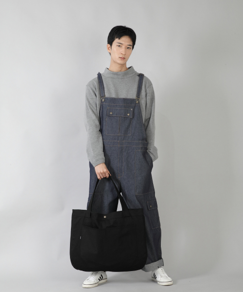 SAINTCREW(セントクルー)の「ラウンドボリュームペンタゴンポケットエコバッグ RVP-146 ブラック(エコバッグ/サブバッグ・メンズ・その他・フリー)」の8枚目の写真