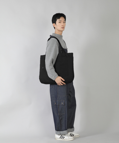 SAINTCREW(セントクルー)の「ラウンドボリュームペンタゴンポケットエコバッグ RVP-146 ブラック(エコバッグ/サブバッグ・メンズ・その他・フリー)」の10枚目の写真