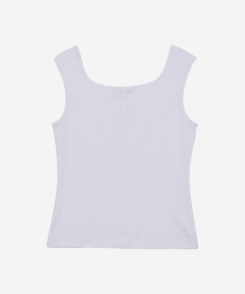FIELDERS(フィールダーズ)の「SQUARE NECK SLEEVELESS WHITE(Tシャツ/カットソー・レディース・その他・SMALL/MEDIUM)」の3枚目の写真