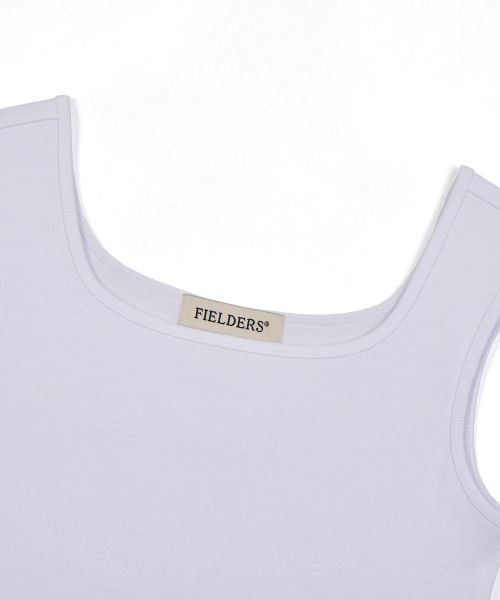 FIELDERS(フィールダーズ)の「SQUARE NECK SLEEVELESS WHITE(Tシャツ/カットソー・レディース・その他・SMALL/MEDIUM)」の4枚目の写真