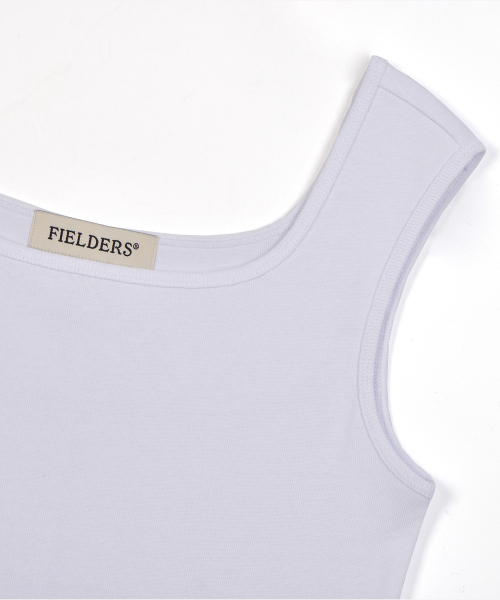 FIELDERS(フィールダーズ)の「SQUARE NECK SLEEVELESS WHITE(Tシャツ/カットソー・レディース・その他・SMALL/MEDIUM)」の5枚目の写真