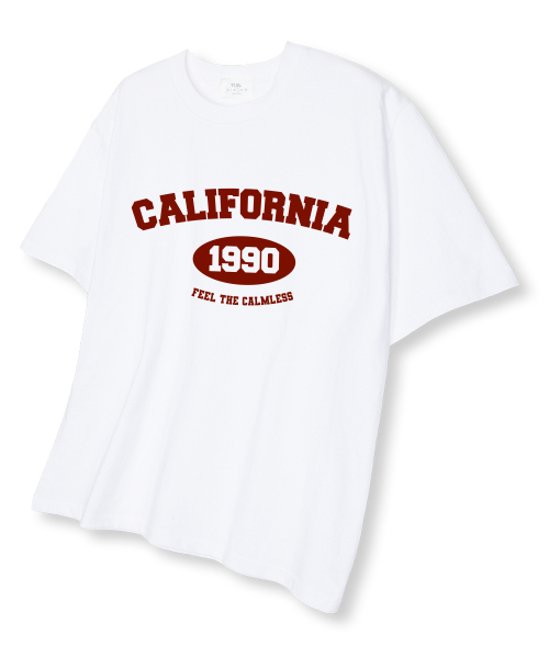 TI.GLAKE(ティーグレイク)の「1990カリフォルニア オーバーサイズ 半袖Tシャツ ホワイト(Tシャツ/カットソー・レディース・その他・LARGE/X-LARGE/XX-LARGE)」の1枚目の写真