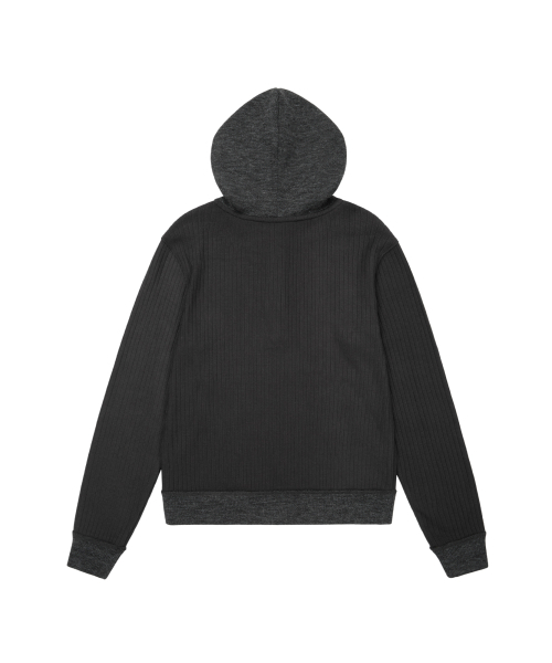 AAKAM（アーカム）の「CROS2 Contrast Button Hoodie (Black)（パーカー・レディース・その他・1/2）」の2枚目の写真