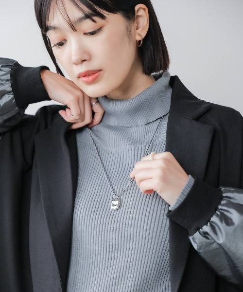 Bou Jeloud（ブージュルード）の「ワントップ２連ネックレス（ネックレス・レディース・シルバー/ゴールド・ONESIZE）」の3枚目の写真