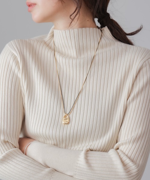 Bou Jeloud（ブージュルード）の「ワントップ２連ネックレス（ネックレス・レディース・シルバー/ゴールド・ONESIZE）」の6枚目の写真