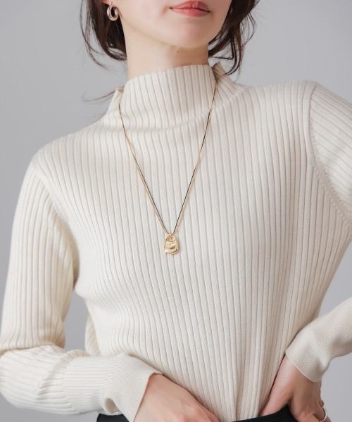 Bou Jeloud（ブージュルード）の「ワントップ２連ネックレス（ネックレス・レディース・シルバー/ゴールド・ONESIZE）」の9枚目の写真