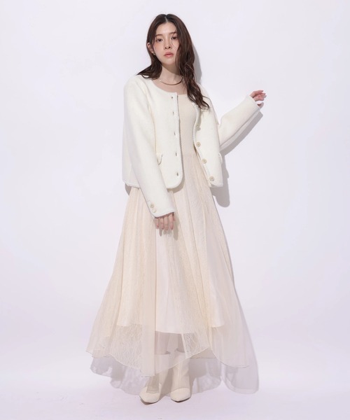 Rirandture(リランドチュール)の「チュールレースドッキングワンピース(ワンピース・レディース・ベージュ系その他/ピンク系その他/ブルー系その他3/ブラック系その他2・1/2)」の14枚目の写真