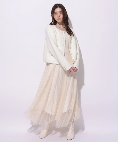 Rirandture(リランドチュール)の「チュールレースドッキングワンピース(ワンピース・レディース・ベージュ系その他/ピンク系その他/ブルー系その他3/ブラック系その他2・1/2)」の19枚目の写真