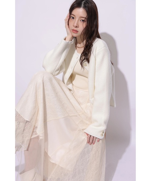 Rirandture(リランドチュール)の「チュールレースドッキングワンピース(ワンピース・レディース・ベージュ系その他/ピンク系その他/ブルー系その他3/ブラック系その他2・1/2)」の21枚目の写真