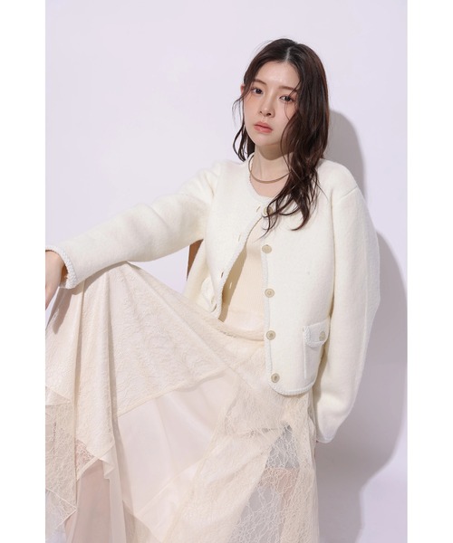 チュールレースドッキングワンピース（ワンピース）｜Rirandture（リ