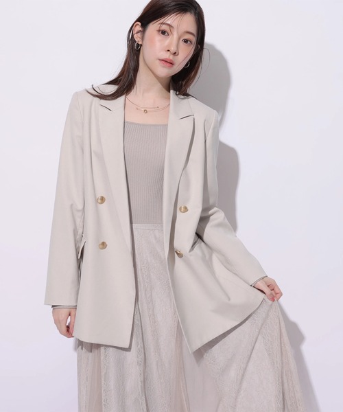 チュールレースドッキングワンピース（ワンピース）｜Rirandture（リ