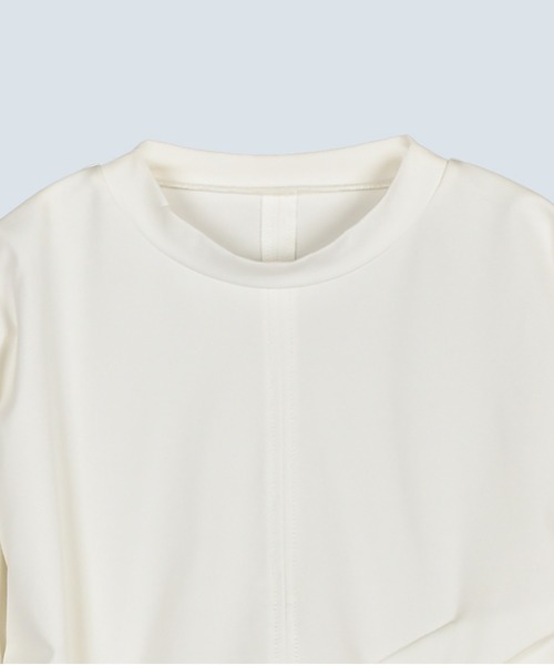 OMMO(オーエムエムオー)の「TUCK LONG SLEEVE TOP(Tシャツ/カットソー・レディース・ブラック/グレー/ホワイト・F)」の6枚目の写真
