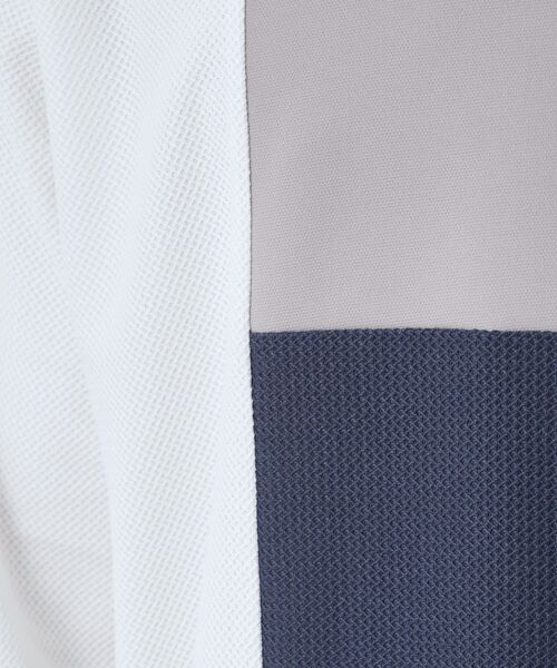 THE SHOP TK （ザ ショップ ティーケー ）の「【ちょうどいいカジュアル】パネルブロッキング長袖Tシャツ（Tシャツ/カットソー・メンズ・ライトグレー系4/ホワイト系7/ネイビー系4・02/03/04）」の15枚目の写真