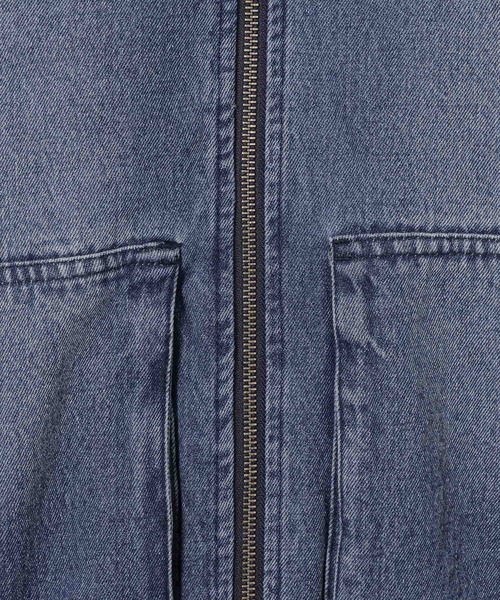LAKOLE(ラコレ)の「デニムファーブルゾン / 637805(ブルゾン・メンズ・ブラック/ブルー・LARGE/MEDIUM)」の5枚目の写真