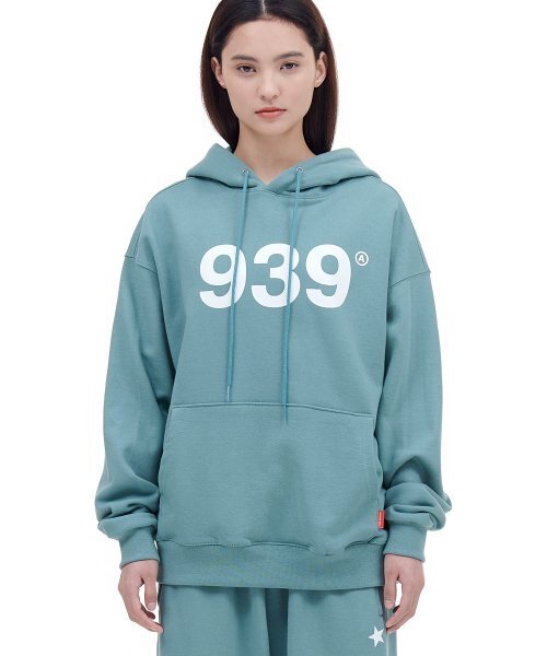 939 LOGO HOOD (Mint) — худи мятного цвета