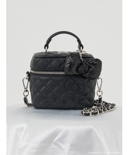 Darich（ダーリッチ）の「Hello Darich キルティングスクエアミニバッグ（ショルダーバッグ・レディース・ホワイト/ブラック・FREE）」の19枚目の写真