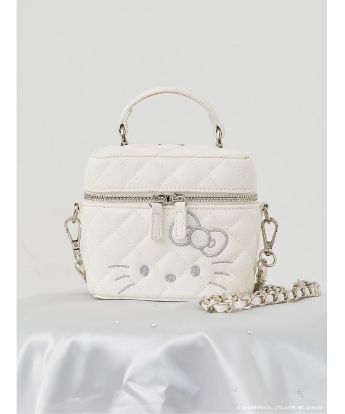 Darich（ダーリッチ）の「Hello Darich キルティングスクエアミニバッグ（ショルダーバッグ・レディース・ホワイト/ブラック・FREE）」の17枚目の写真