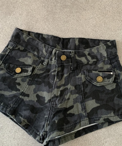 26年春夏新作】迷彩柄 ポケットデザインショートパンツ（その他パンツ