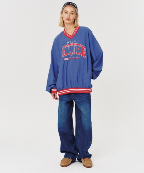MOODBETTER(ムード ベター)の「LOGO NYLON JERSEY BLUE(Tシャツ/カットソー・レディース・その他・FREE)」の2枚目の写真