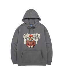 OHP x HARMONIA タイガーストリート 裏起毛 フードパーカー