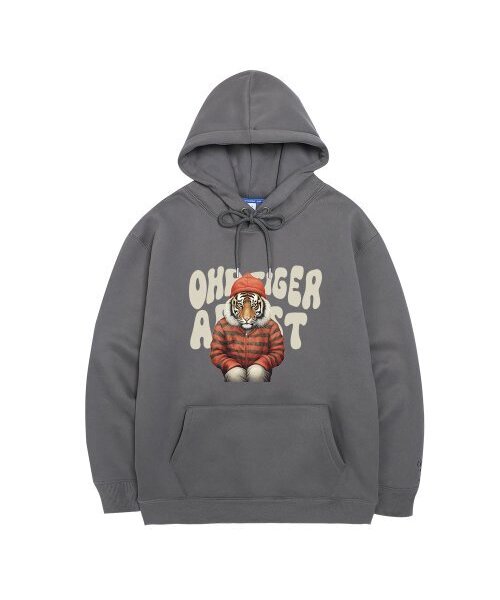 OHP(ワンハンドレッドパーセント)の「OHP x HARMONIA タイガーストリート 裏起毛 フードパーカー(パーカー・メンズ・その他・M/L/2XL/XL)」の1枚目の写真