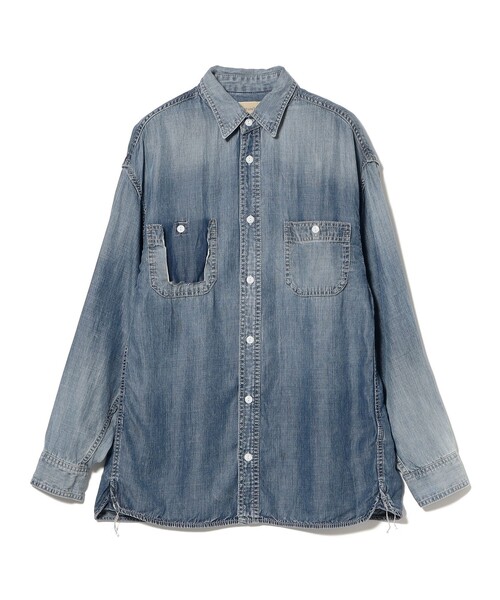 BEAMS BOY(ビームスボーイ)の「maturely / ブリーチ ストラップ ロングスリーブ(シャツ/ブラウス・レディース・チャコールグレー/ブルー・ONE SIZE)」の20枚目の写真