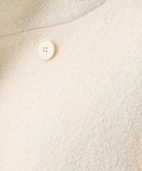 UNTITLED（アンタイトル）の「【ツイード風/スタンドカラー】ファンシーヘリンボンコート（その他アウター・レディース・オフホワイト/ブラック・03/02/01/00）」の8枚目の写真