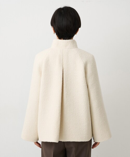 UNTITLED（アンタイトル）の「【ツイード風/スタンドカラー】ファンシーヘリンボンコート（その他アウター・レディース・オフホワイト/ブラック・03/02/01/00）」の16枚目の写真