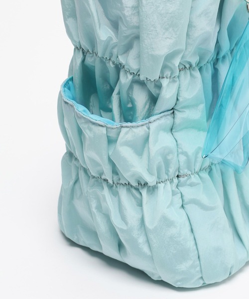 GLOBAL WORK（グローバルワーク）の「推しごとギャザーミニトート/629375（トートバッグ・レディース・チャコールグレー/ブラック/ライトブルー/パープル系その他2・FREE）」の16枚目の写真