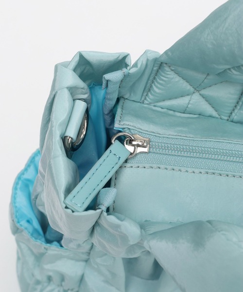 GLOBAL WORK（グローバルワーク）の「推しごとギャザーミニトート/629375（トートバッグ・レディース・チャコールグレー/ブラック/ライトブルー/パープル系その他2・FREE）」の18枚目の写真