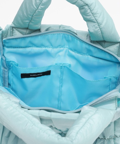 GLOBAL WORK（グローバルワーク）の「推しごとギャザーミニトート/629375（トートバッグ・レディース・チャコールグレー/ブラック/ライトブルー/パープル系その他2・FREE）」の20枚目の写真