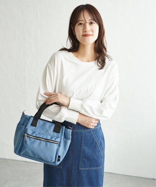 ikka（イッカ）の「【プチプラ1990円（税抜）】コットンUVケア裾ラウンドロンT（Tシャツ/カットソー・レディース・グレー/ホワイト/オフホワイト/サックスブルー/ブラック・L/M/S）」の13枚目の写真