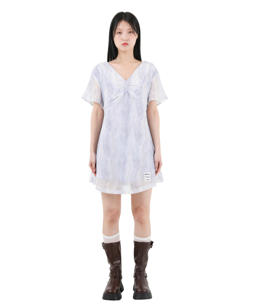 KATHARSIS(カタルシス)の「シフォンミニワンピースライトパープル ONE SIZE(ワンピース・レディース・その他・ONE SIZE)」の2枚目の写真