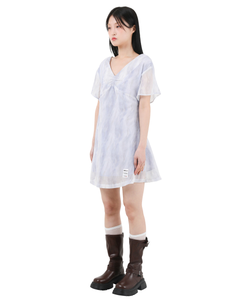 KATHARSIS(カタルシス)の「シフォンミニワンピースライトパープル ONE SIZE(ワンピース・レディース・その他・ONE SIZE)」の3枚目の写真
