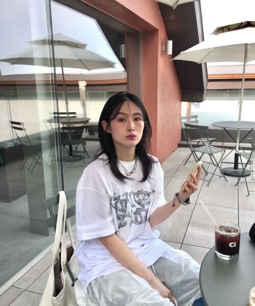 CONCEPTIDE(コンセプタイド)の「3DメタルグラフィックTシャツ_ホワイト(Tシャツ/カットソー・レディース・その他・S/M/L)」の10枚目の写真