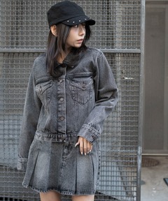 セール】Levi's/リーバイス トラッカージャケット ブラック ROUND