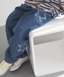 BAYFLOW | [素材とデザインをアップデート!!]アソート加工デニム(KIDS)(デニムパンツ)