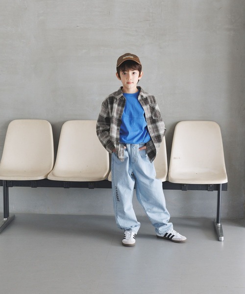 BAYFLOW（ベイフロー）の「[素材とデザインをアップデート!!]アソート加工デニム(KIDS)（デニムパンツ・キッズ・ブルー/ライトブルー/ブルーグリーン・140cm/130cm/120cm/110cm/150cm）」の16枚目の写真