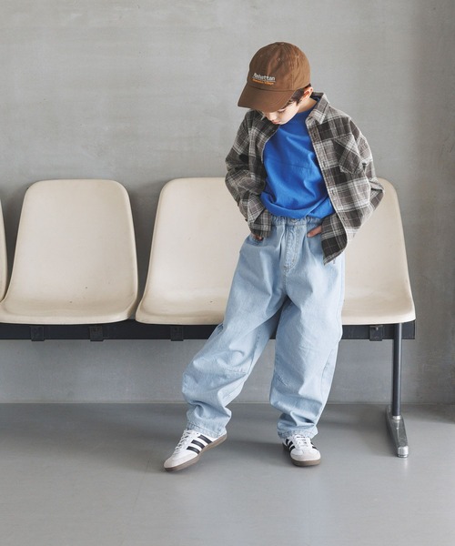 BAYFLOW（ベイフロー）の「[素材とデザインをアップデート!!]アソート加工デニム(KIDS)（デニムパンツ・キッズ・ブルー/ライトブルー/ブルーグリーン・140cm/130cm/120cm/110cm/150cm）」の19枚目の写真