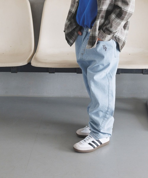 BAYFLOW（ベイフロー）の「[素材とデザインをアップデート!!]アソート加工デニム(KIDS)（デニムパンツ・キッズ・ブルー/ライトブルー/ブルーグリーン・140cm/130cm/120cm/110cm/150cm）」の20枚目の写真