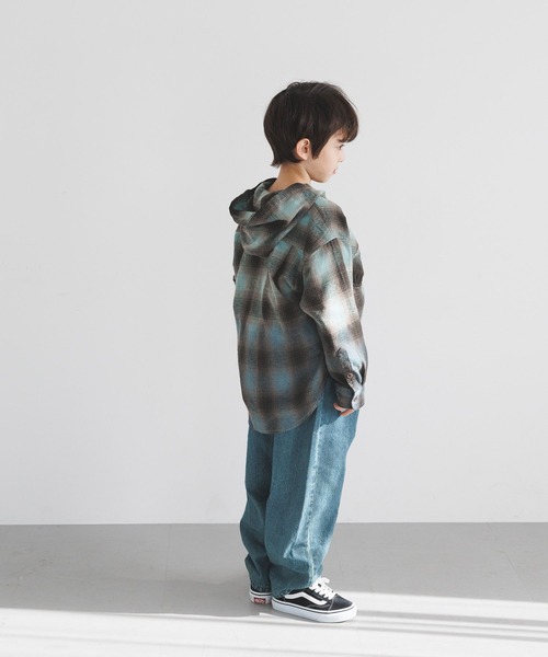 BAYFLOW（ベイフロー）の「[素材とデザインをアップデート!!]アソート加工デニム(KIDS)（デニムパンツ・キッズ・ブルー/ライトブルー/ブルーグリーン・140cm/130cm/120cm/110cm/150cm）」の4枚目の写真