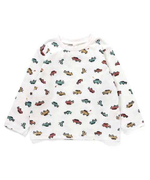 apres les cours（アプレレクール）の「アソートモチーフTシャツ/7days Style_ジュニア対応（Tシャツ/カットソー・キッズ・ピンク/ラベンダー/イエロー/グレー/アイボリー・80/90/100/110/120/130/140）」の16枚目の写真