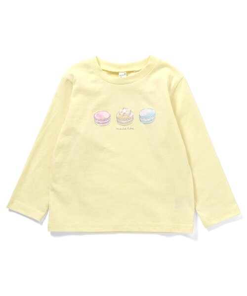 apres les cours（アプレレクール）の「アソートモチーフTシャツ/7days Style_ジュニア対応（Tシャツ/カットソー・キッズ・ピンク/ラベンダー/イエロー/グレー/アイボリー・80/90/100/110/120/130/140）」の19枚目の写真