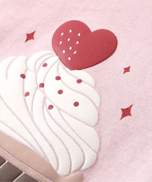 apres les cours（アプレレクール）の「アソートモチーフTシャツ/7days Style_ジュニア対応（Tシャツ/カットソー・キッズ・ピンク/ラベンダー/イエロー/グレー/アイボリー・80/90/100/110/120/130/140）」の6枚目の写真