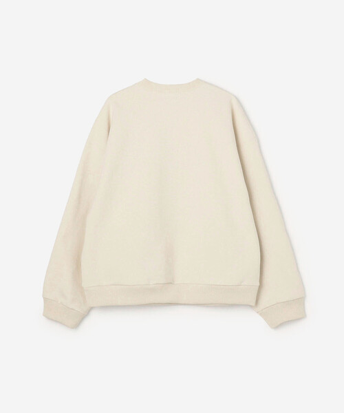 Bshop（ビショップ）の「078 CITE | コットンカシミヤ クルーネックスウェット MEN（スウェット・メンズ・ブラック/アイボリー・L）」の4枚目の写真