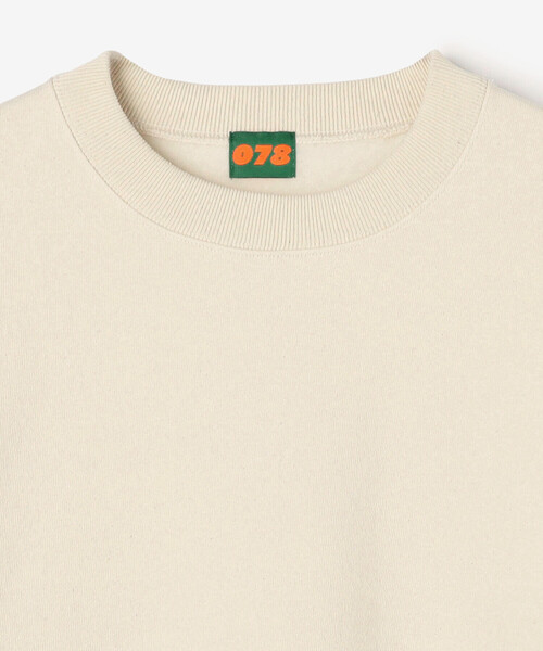 Bshop（ビショップ）の「078 CITE | コットンカシミヤ クルーネックスウェット MEN（スウェット・メンズ・ブラック/アイボリー・L）」の5枚目の写真