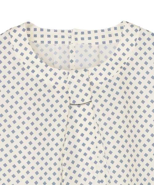 TOKYO SHIRTS(トウキョウシャツ)の「チャーム付き ボウタイ ブラウス(シャツ/ブラウス・レディース・ネイビー/ホワイト・M/LL/L)」の5枚目の写真