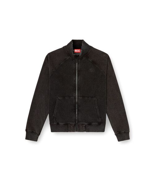 DIESEL(ディーゼル)の「メンズ ジップアップジャケット S-WAFY-ZIP-RAG(その他アウター・メンズ・ブラック系その他・X-SMALL/LARGE/SMALL/MEDIUM/X-LARGE)」の4枚目の写真