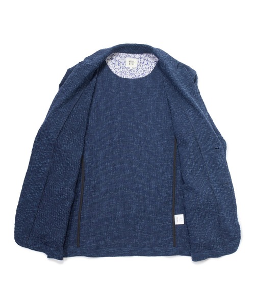 MEN'S BIGI(メンズビギ)の「スラブカールマイヤー 2Bジャケット(テーラードジャケット・メンズ・ネイビー/ブラック・01/02/03/04)」の9枚目の写真