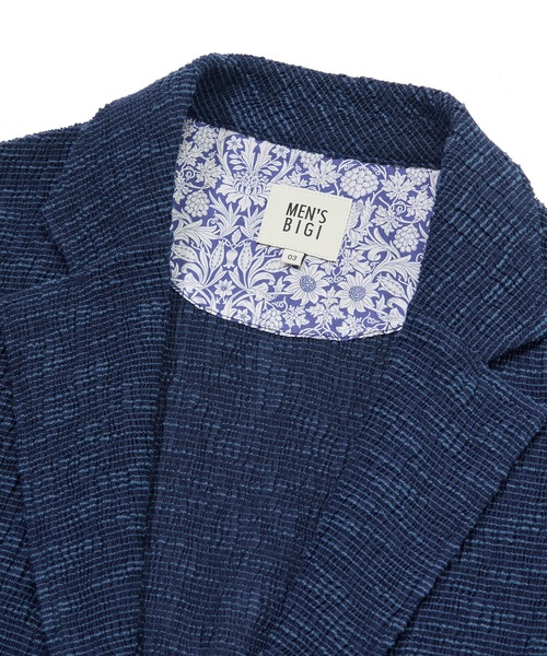 MEN'S BIGI(メンズビギ)の「スラブカールマイヤー 2Bジャケット(テーラードジャケット・メンズ・ネイビー/ブラック・01/02/03/04)」の3枚目の写真